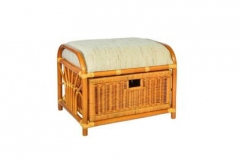 Пуф с 1 выдвижным ящиком Радуга 12/20 коньяк