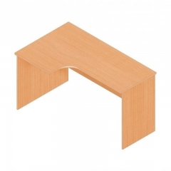 Стол компьютерный угловой Альтерна Р.РС-14 левый Дуб Кронберг