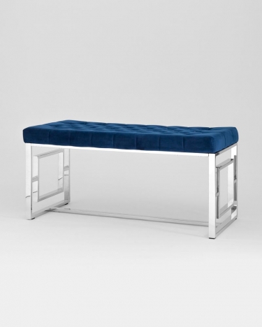 Банкетка Stool Group БРУКЛИН велюр Синий
