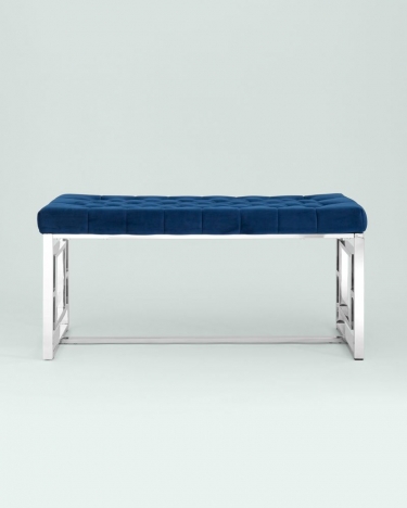Банкетка Stool Group БРУКЛИН велюр Синий