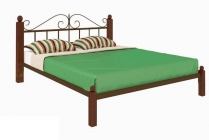 Кровать МилСон Диана Lux 1600х1900 Коричневая