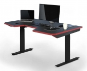 Геймерский стол WARP Smarty Two-I Оранжевый-черный