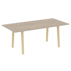 Стол переговорный Рива ONIX WOOD OW.PRG-19 Тиквуд Светлый/Светлый