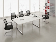 Стол переговорный ALSAV GLOSS LINE НСП-О.939 Белый Премиум