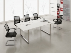 Стол переговорный ALSAV GLOSS LINE НСП-О.939 Белый Премиум