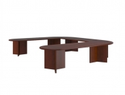 Система столов переговоров POINTEX DAVOS 5-03 Темный орех