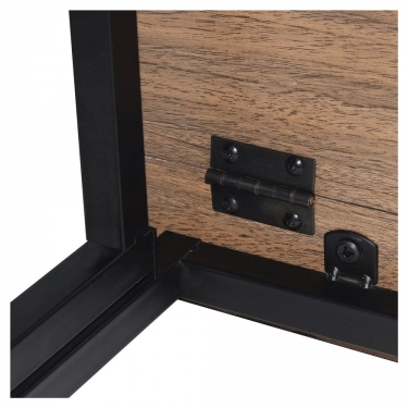 Стол на металлокаркасе BRABIX BRABIX LOFT CD-001 Мореный дуб