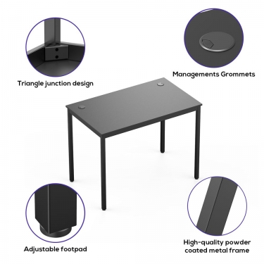 Стол письменный Eureka Eureka ERK-CD-039B-V1 Black