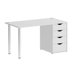 Стол письменный Рива HOME OFFICE VR.SP-3-138.1 Белый