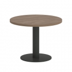 Стол журнальный круглый Рива HOME OFFICE VR.SP-5-60.1G Вяз Благородный/Антрацит металл