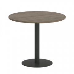 Стол журнальный круглый Рива HOME OFFICE VR.SP-5-90.1 Металлик/Антрацит металл