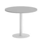 Стол журнальный круглый Рива HOME OFFICE VR.SP-5-90.1 Металлик/Серый металл