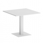 Стол журнальный квадратный Рива HOME OFFICE VR.SP-5-90.2 Клен/Серый металл