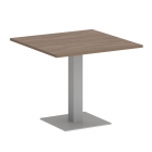 Стол журнальный квадратный Рива HOME OFFICE VR.SP-5-90.2 Дуб Аризона/Серый металл