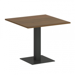 Стол журнальный квадратный Рива HOME OFFICE VR.SP-5-90.2 Дуб Аттик/Серый металл