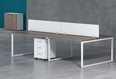 Стол письменный Skyland XTEN-Q XQST 127 Дуб Сонома Алюминий