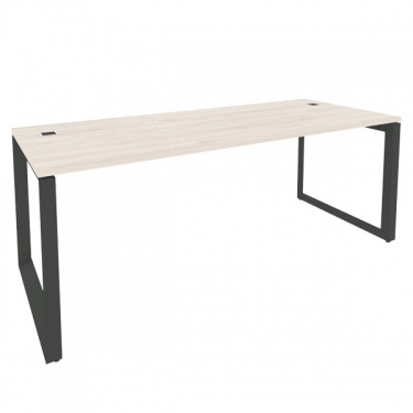 Стол рабочий руководителя на О-образном м/к ONIX Рива O.MO-SRR-6.8 Денвер Светлый/Антрацит