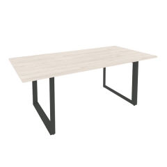 Стол переговорный на О-образном м/к ONIX Рива O.MO-PRG-19 Денвер Светлый/Антрацит