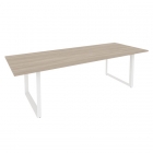 Стол переговорный на О-образном м/к ONIX Рива O.MO-PRG-25 Дуб Аттик/Белый