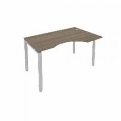 Стол письменный Рива METAL SYSTEM Б.СА-2 Пр Вяз/Серый