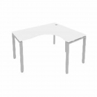Стол письменный Рива METAL SYSTEM Б.СА-3 Пр Белый/Серый