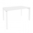 Стол рабочий на П-образном м/к Рива ONIX O.MP-SP-3.8 Белый Бриллиант