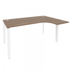 Стол эргономичный правый на П-образном м/к Рива ONIX O.MP-SA-4R Дуб Аризона/Белый