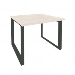 Стол переговорный 1 столешница Рива ONIX O.MO-PRG-1.1 Денвер Светлый/Антрацит