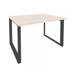 Стол переговорный 1 столешница Рива ONIX O.MO-PRG-1.2 Денвер Светлый/Антрацит