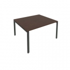 Переговорный стол 1 столешница Рива Metal System Б.ПРГ-1.3 Венге/Антрацит
