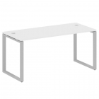 Стол письменный на О-образном м/к Рива METAL SYSTEM БО.СП-4 Белый/Серый