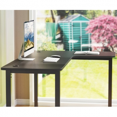 Стол геймерский угловой Eureka EUREKA ERK-CD-L01R-60B Black