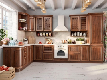 Шкаф для посуды 600 Кантри Любимый дом Кантри ЛД 235.114.000 Ноче Таволато