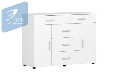 Комод Вега-К03 МАГ-РИВЕР Белый