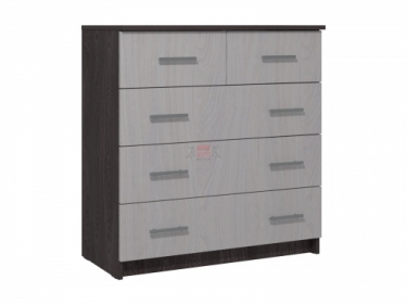 Комод 8 МАГ-РИВЕР Анкор темный/Анкор светлый