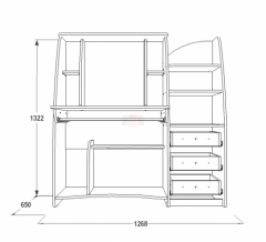 Стол компьютерный СК 1 МАГ-РИВЕР 20145