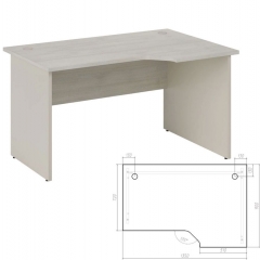 Стол эргономичный правый POINTEX New Line NLN36315421 Дуб шамони светлый