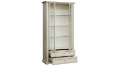 Шкаф комбинированный Олмеко Сохо 32.05 Бетон пайн белый