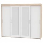 Шкаф-купе Аларти T-5-198х235х60-MДСС-Белый-8