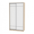 Шкаф-купе Аларти B-230х120х60-2ДСС-Белый-D9D9