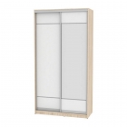 Шкаф-купе Аларти B-230х120х60-2ДСС-Белый-D9D10