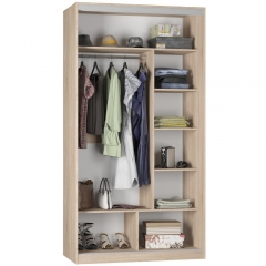 Шкаф-купе Аларти B-230х120х60-2ДСС-Белый-D9D10