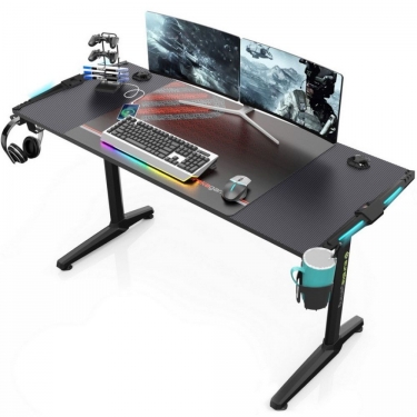 Стол для компьютера для геймеров Eureka EUREKA GIP 55 Black