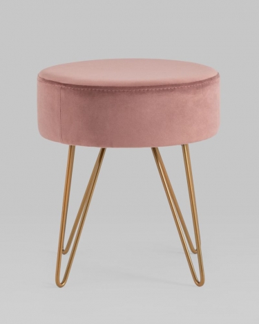Пуф Stool Group Спейси велюр Пыльно-розовый
