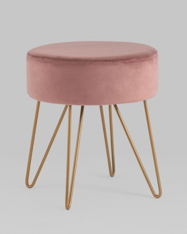 Пуф Stool Group Спейси велюр Пыльно-розовый