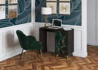 Стол письменный Стиль Фьюжн СП-006 АРТ Угольный камень/VINIL