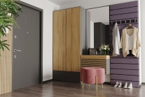 Пуф SILVA Кантри Ультра Коралл