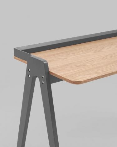 Стол письменный Stool Group Pyramid 11853 светлое дерево/серый