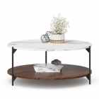 Стол журнальный 800 Любимый дом Вилена ЛД 138.170.000 Орех/Монте Белый