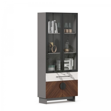 Шкаф комбинированный 880 Любимый дом Вилена ЛД 138.150.000 Оникс Серый/Орех/Монте белый